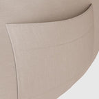 soft cotton blend bean bag for relaxation