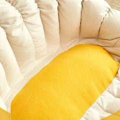 Comfortable acrylic bean bag chair for lounging