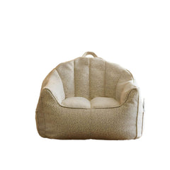 Cotton blend bean bag chair texture