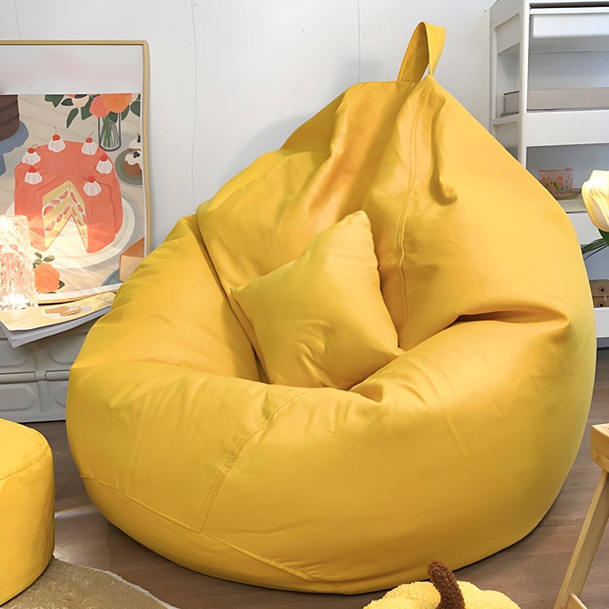 Comfortable oversized bean bag chair