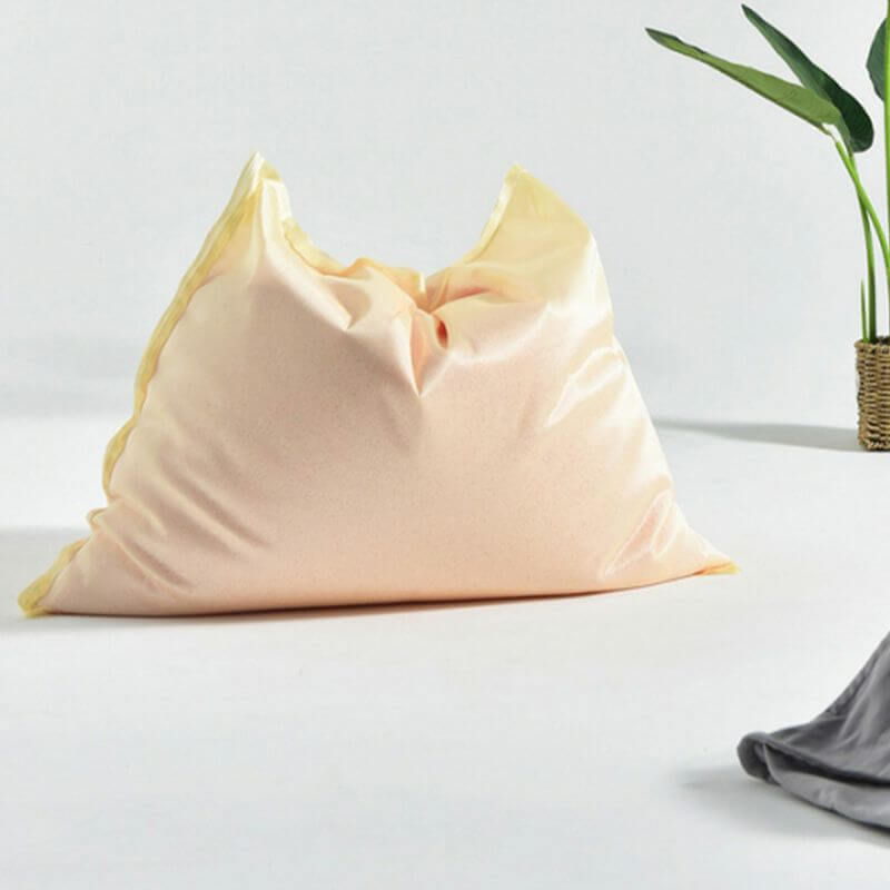 Modern dark gray bean bag chair