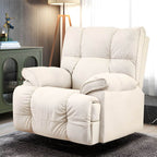 Stylish modern indoor rocking chair with black metal legs