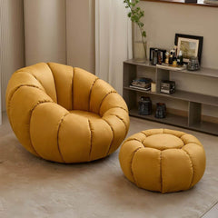 Cozy bean bag with durable tech flannel upholstery