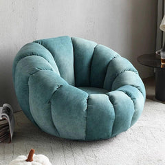 Trendy oversized bean bag chair showcasing solid color pattern