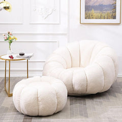 Stylish mint green bean bag chair for relaxation