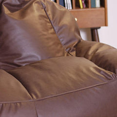 Comfortable oversized bean bag in living room