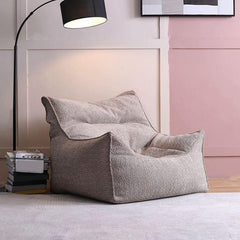 Cream gray bean bag chair for kids room