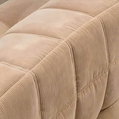 Minimalist design beige bean bag