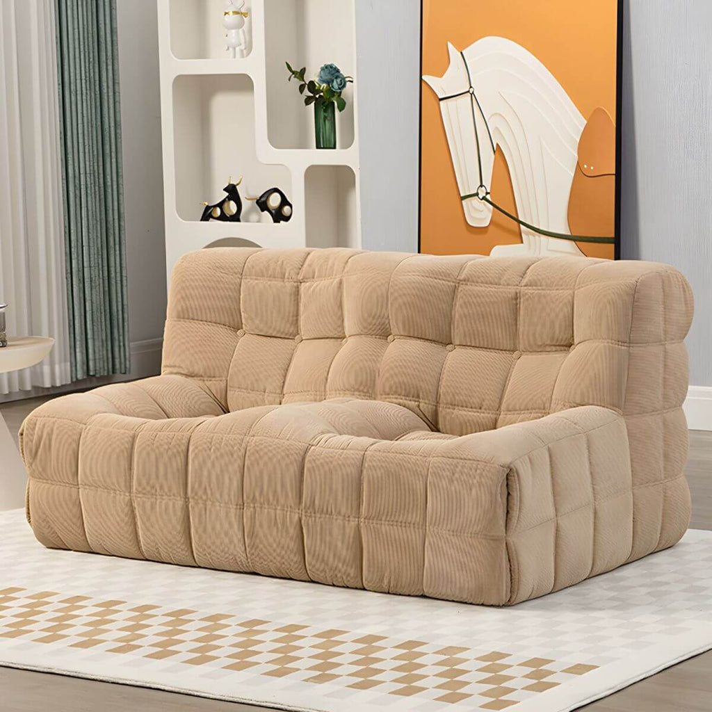 Stylish grey bean bag chair