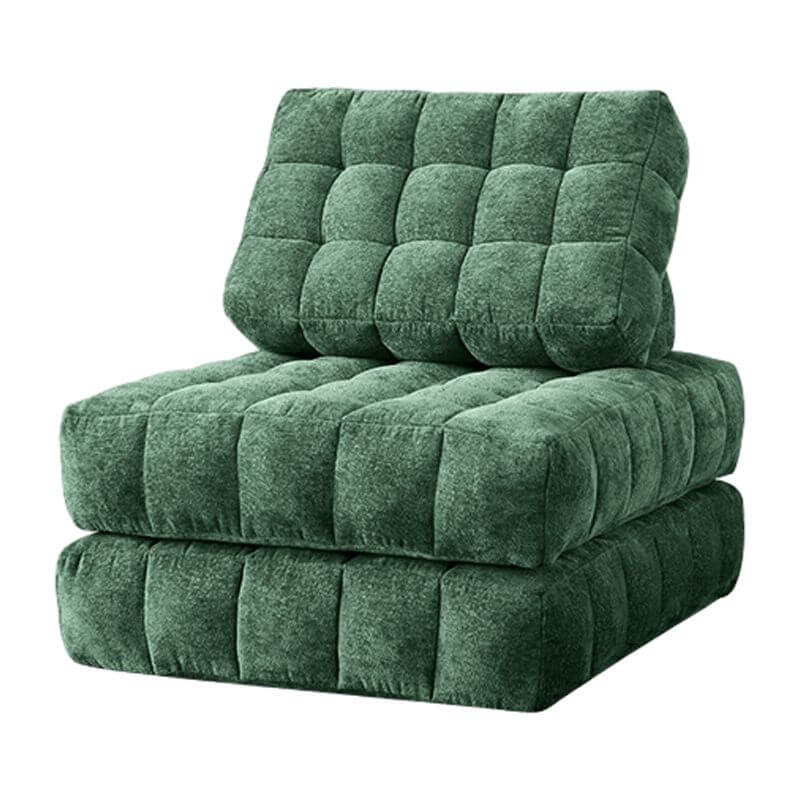 Comfortable bean bag chair in vibrant Green