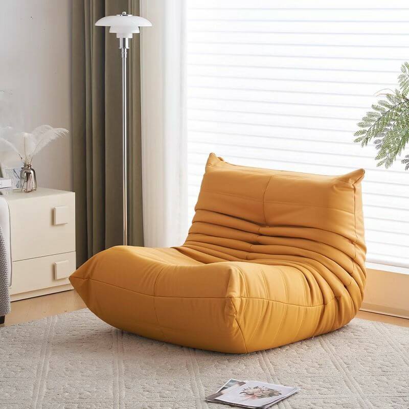 Cozy Sponge Bean Bag Lounger Green