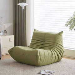 Cozy Sponge Bean Bag Lounger Green