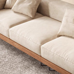 Comfortable floor sofa with armrests