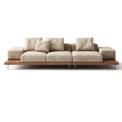 Versatile cream sofa for any setting