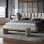 Modern solid color bench