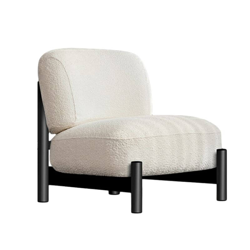 Elegant cream chair with minimalist design