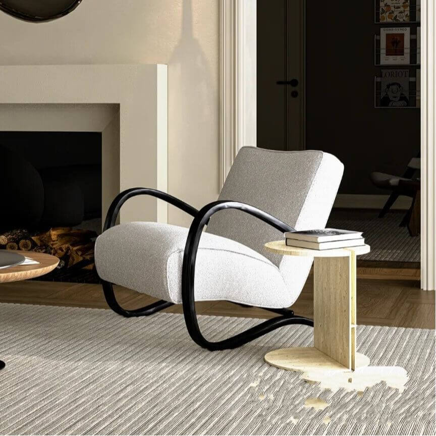 modern foam arm chair