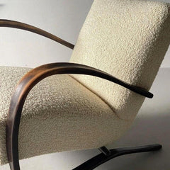 fixed back arm chair