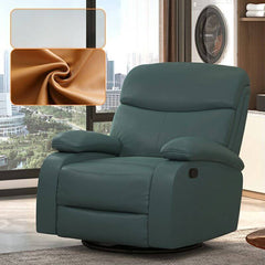 Recliner chair in greige fabric