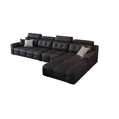 elegant dark fabric sofa