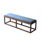 Azure Accent Bench with Cushioned Seat