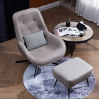 Comfortable Pillow Back on Accent Chair