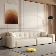 Plush Off-White Sofa for Cozy Spaces