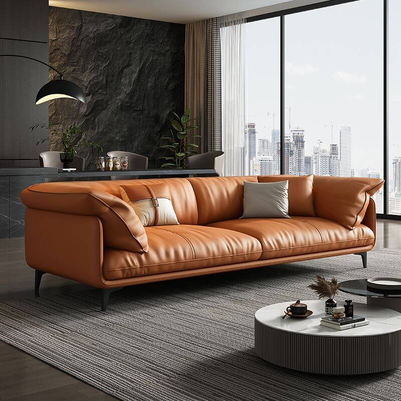 Spacious sofa designed for relaxation