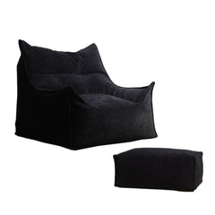 Stylish bean bag chair showcasing versatile design