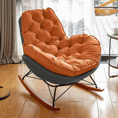 Comfortable rocking chair with plush cushioning