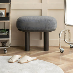 Stylish Dark Gray Accent Stool for diverse uses