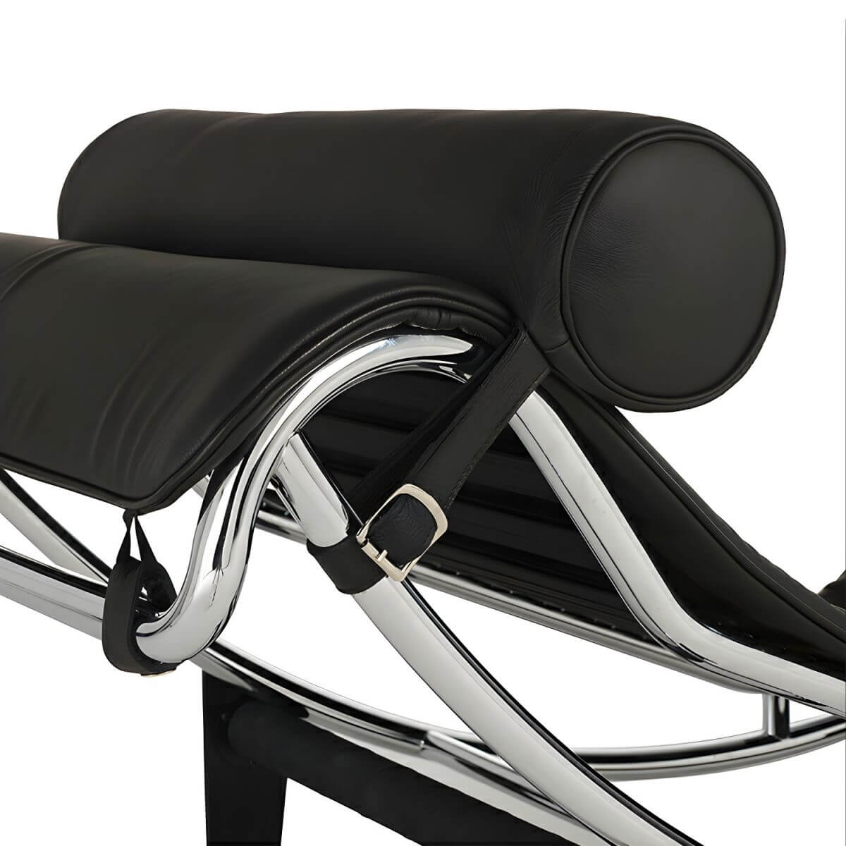 Luxury Recliner Chair in Black and White Cowhair