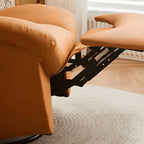 Cozy Beige Ergonomic Recliner