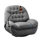 Elegant Ergonomic Recliner in Gray