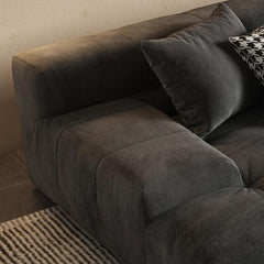 Stylish left-facing sofa chaise