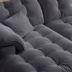 Elegant upholstery on L-Shape sofa