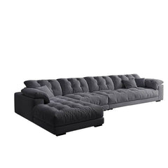 L-Shape sofa enhancing interior decor