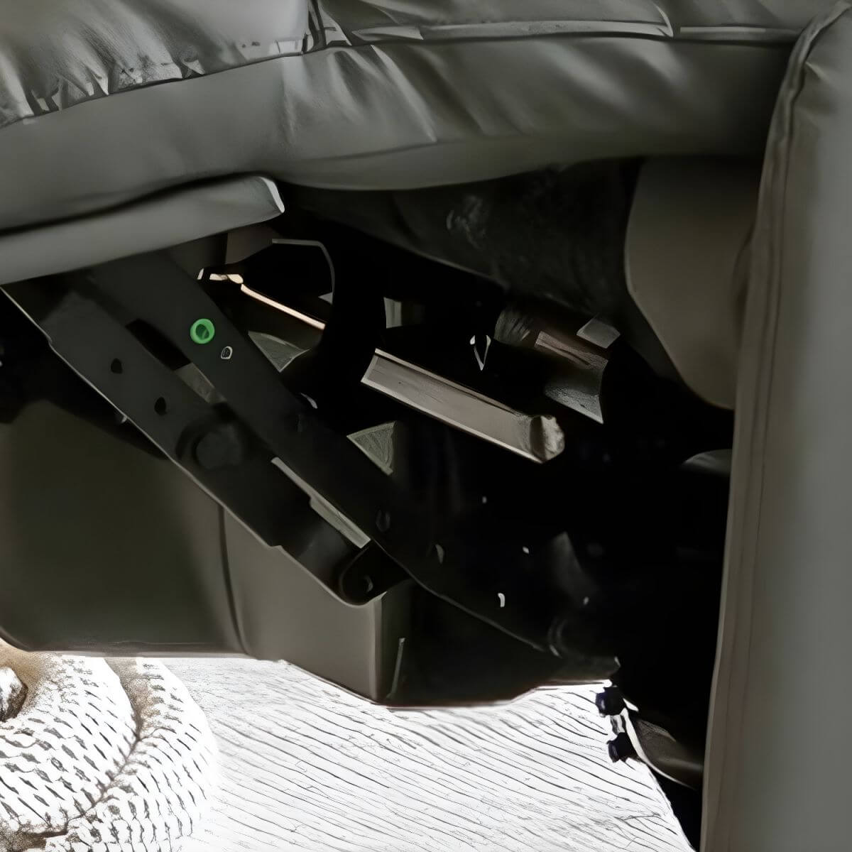 Green Elegant Modern Recliner adding color to living space