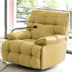 Yellow Elegant Modern Recliner perfect for cozy settings