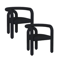 Stylish Elegant Accent Stool in Dark Gray