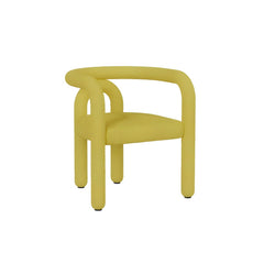 Elegant Modern Upholstered Accent Stool in Off-White