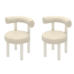 Elegant modern stool with solid color pattern