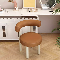 Comfortable beige upholstered seat