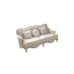 Elegant Off-White Sofa in a Living Room Setting