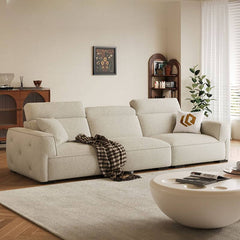 elegant off-white sofa in a modern living room