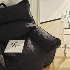 Black bean bag chair set for modern spaces