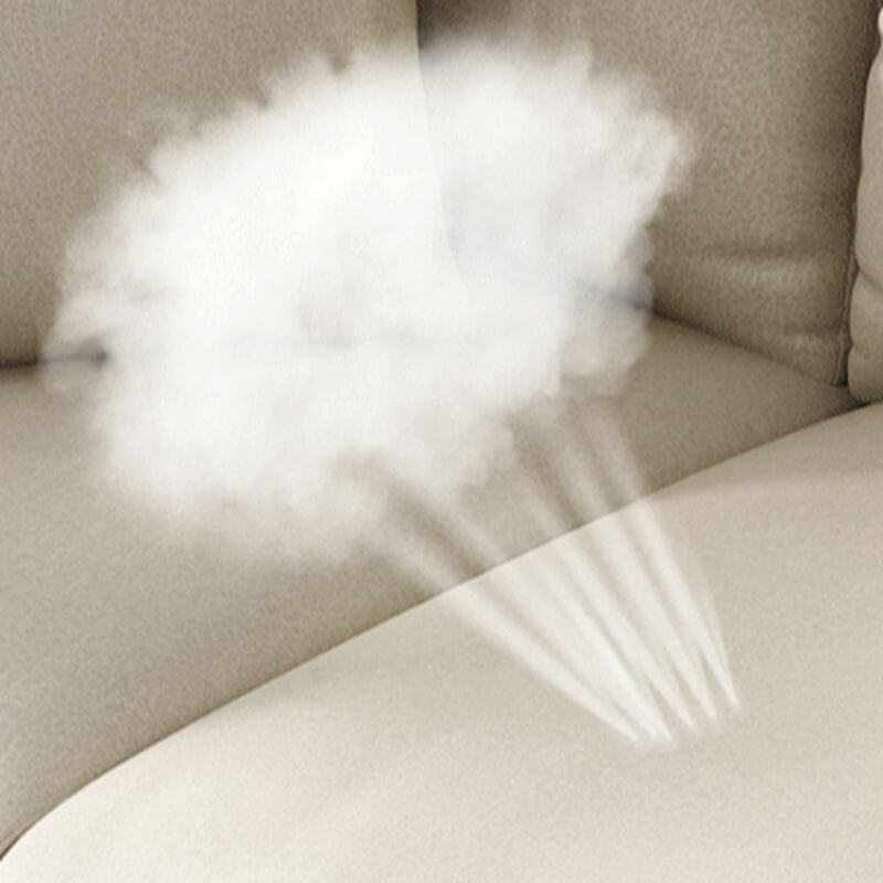 Elegant Rococo Style Grey/Ivory Sofa for Parlor Secondary image