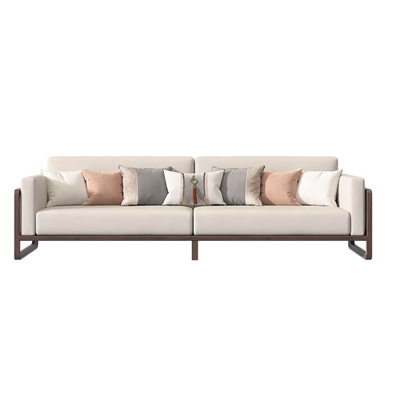 Decorative Pillows on Elegant Sofa