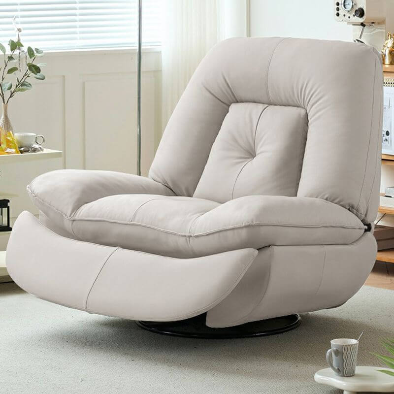 Elegant Standard Size Recliner in Mint Green