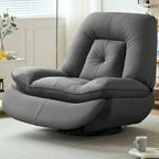 Living room setup featuring standard size recliner